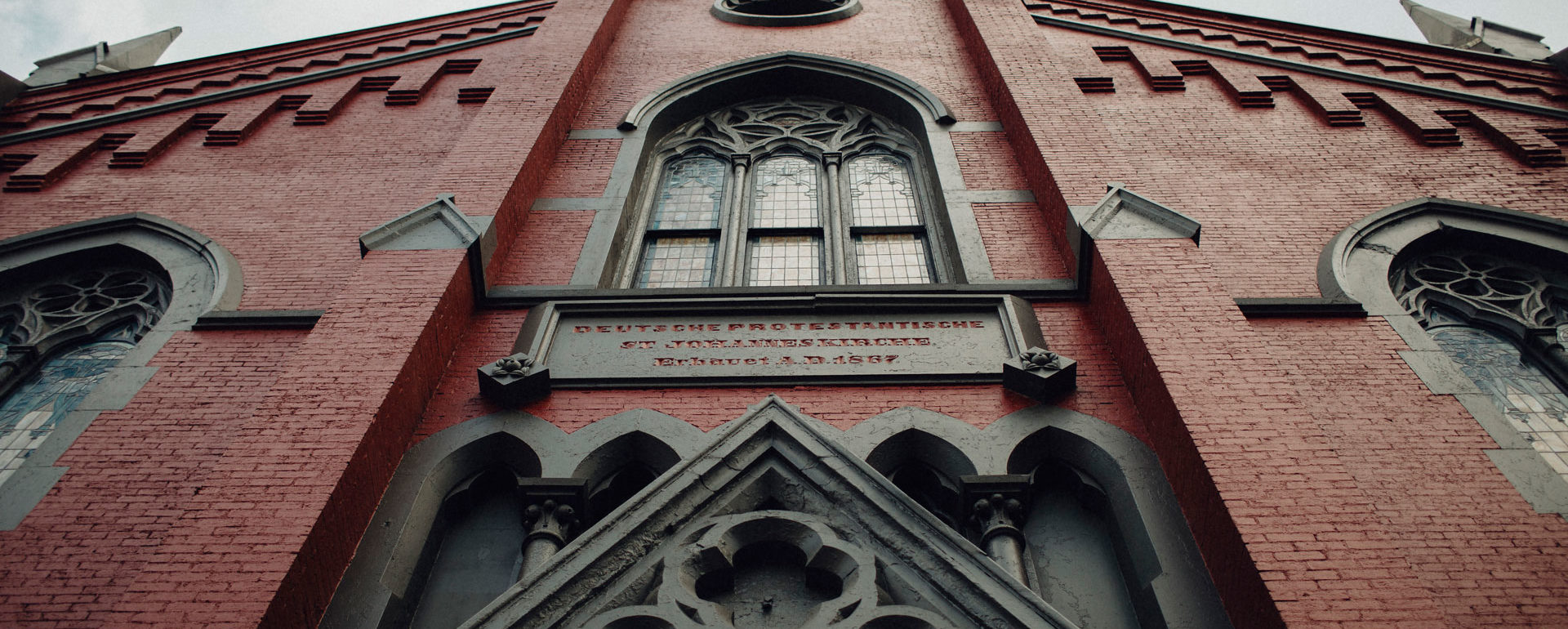 The Transept - outside view of the building