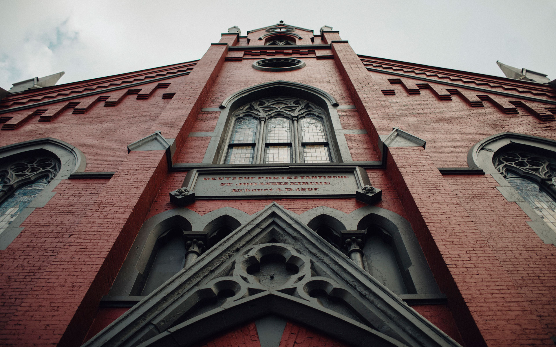 The Transept - outside view of the building