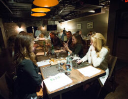 Social event in The Agreeing Room at The Transept