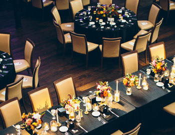 Large corporate event space at The Transept