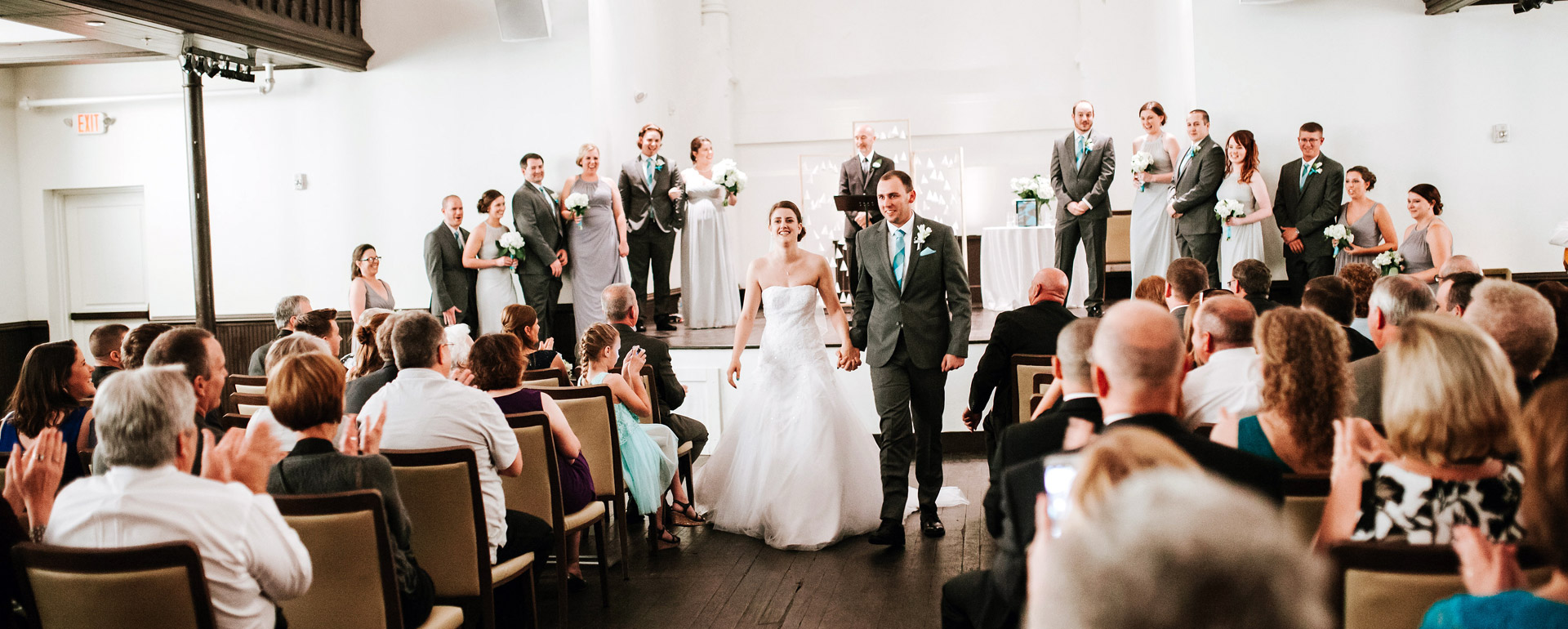 Wedding Ceremony in the Assembly at The Transept