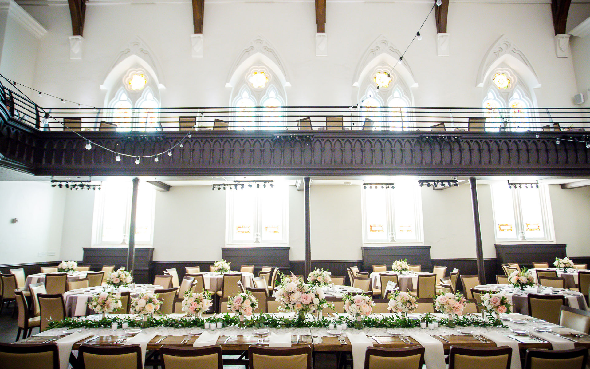 Wedding Reception in The Assembly Space at The Transept